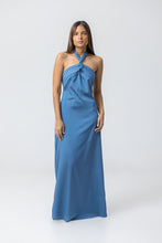 Load image into Gallery viewer, POMPEII DRESS BLUE