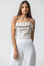 Load image into Gallery viewer, CLAUDIA TOP BEIGE