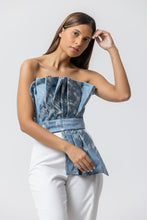 Load image into Gallery viewer, THE MARCELLA BLUE TOP