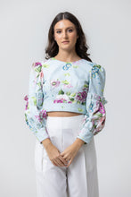 Load image into Gallery viewer, ELISABET FLORAL MINT TOP