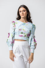 Load image into Gallery viewer, ELISABET FLORAL MINT TOP