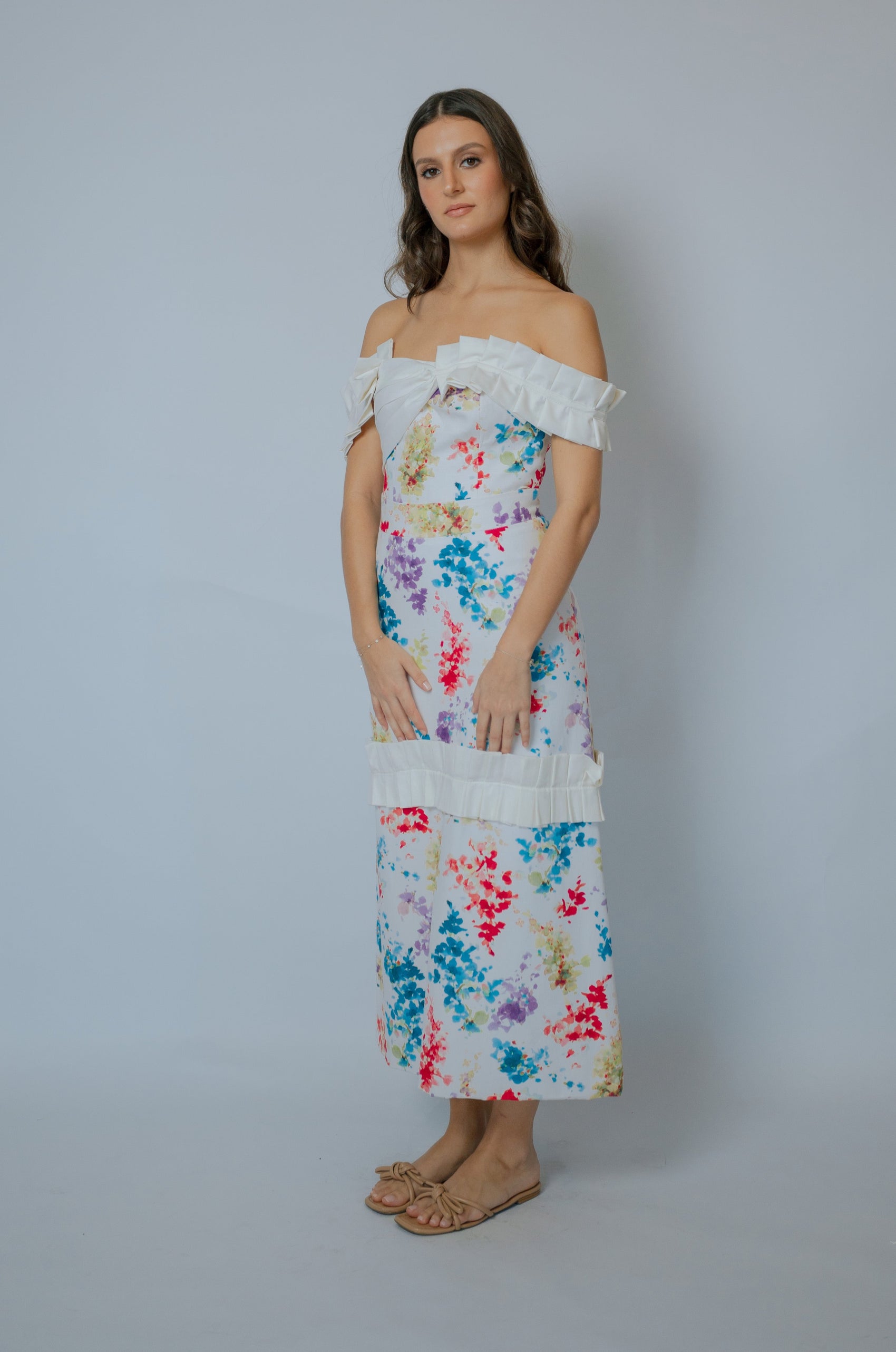 TANIA ACUARELA PRINT SKIRT
