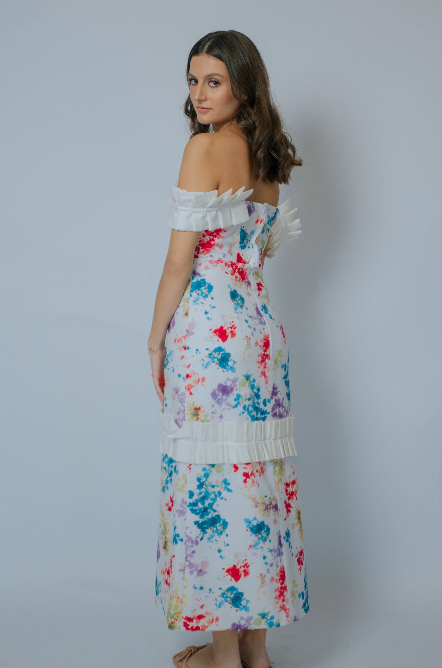 TANIA ACUARELA PRINT SKIRT