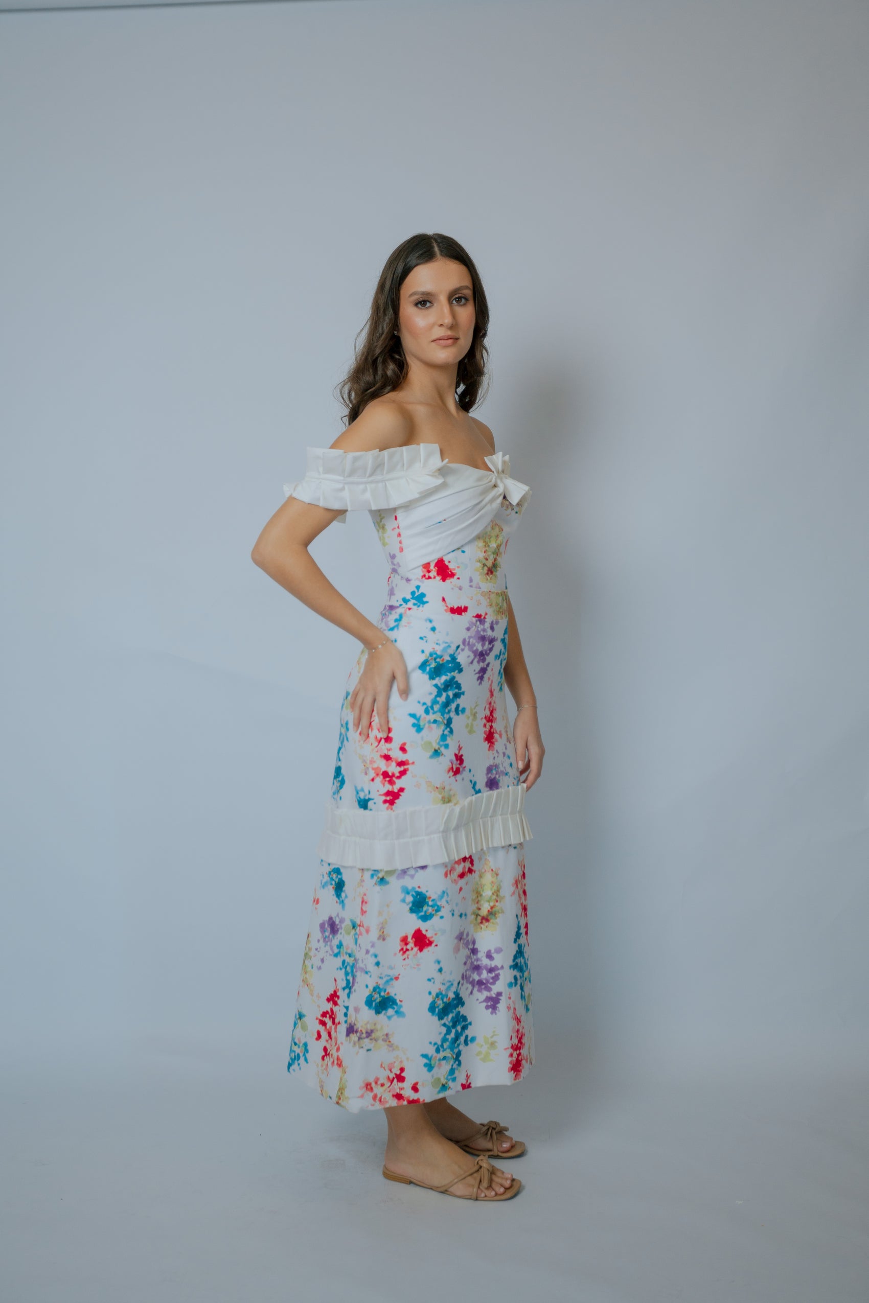 TANIA ACUARELA PRINT SKIRT