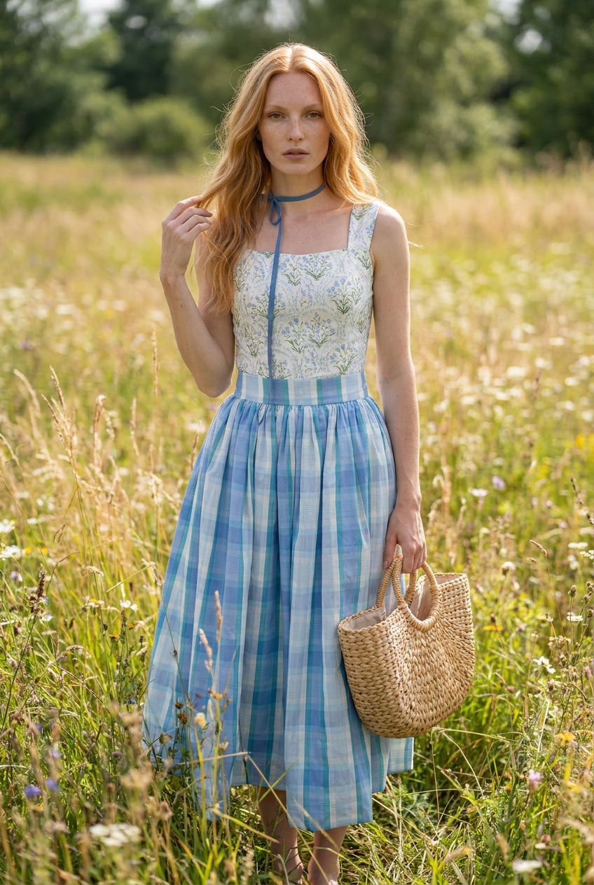 BIANCA TOP FLORAL BLUE