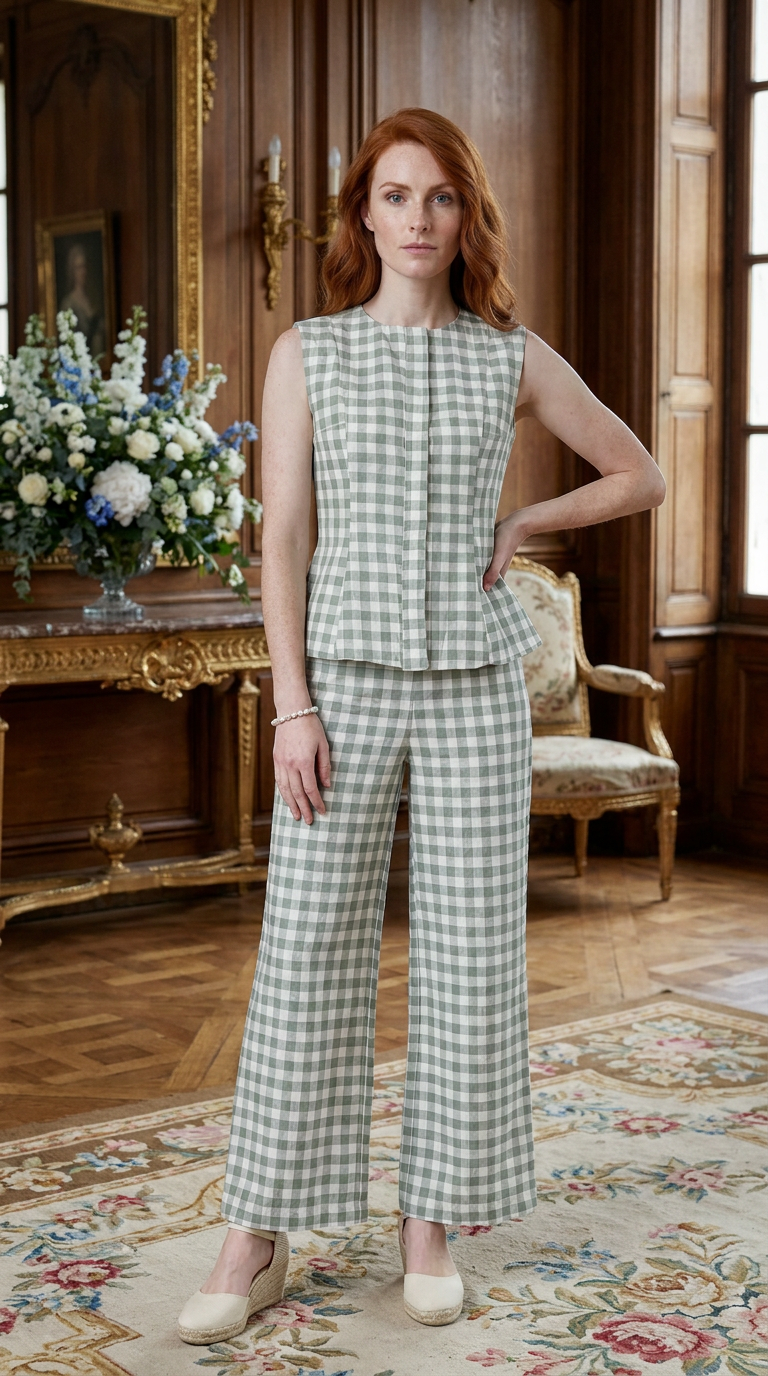 GABRIELLE PANT GREEN PRE-ORDER