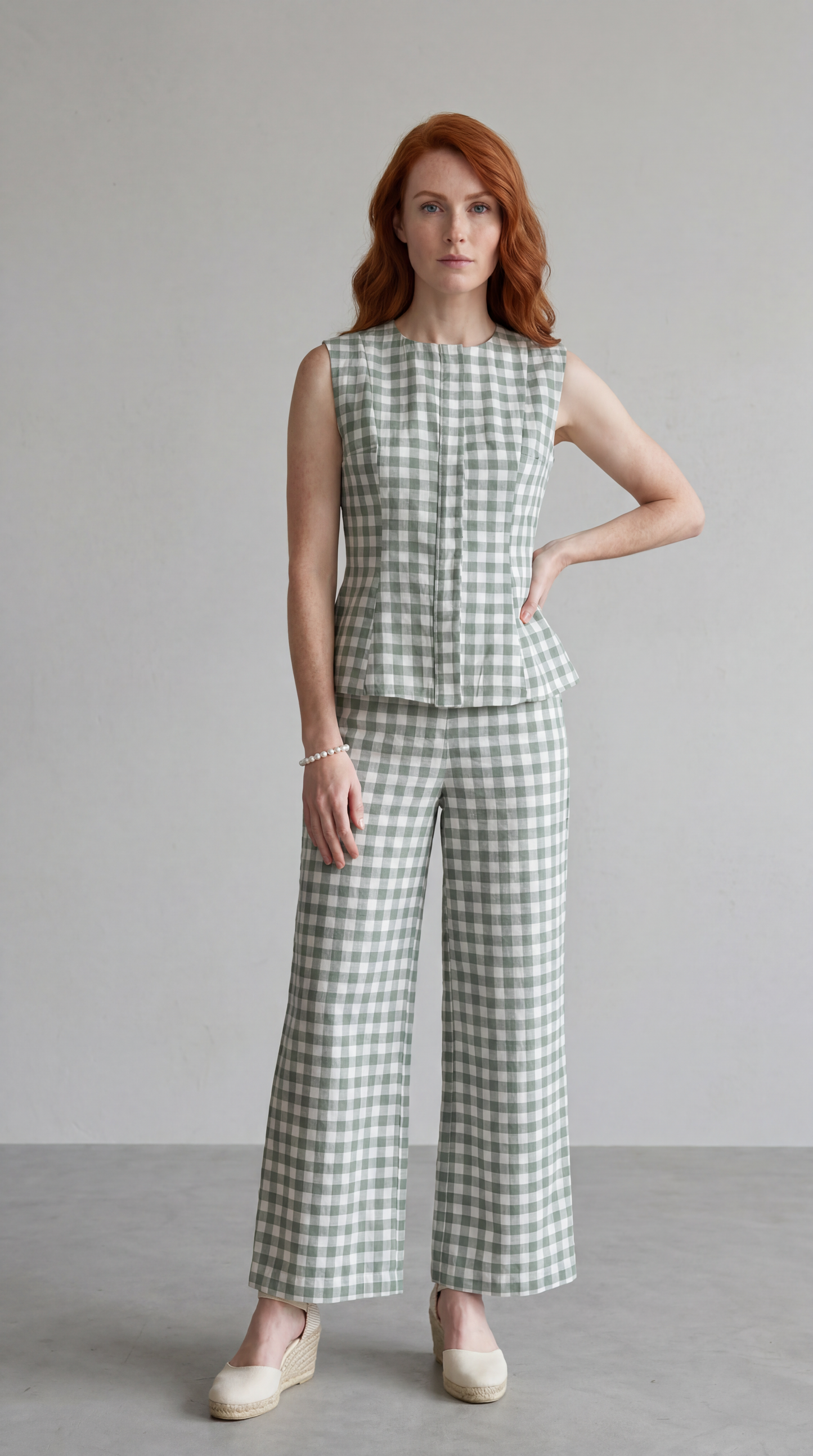 GABRIELLE PANT GREEN PRE-ORDER