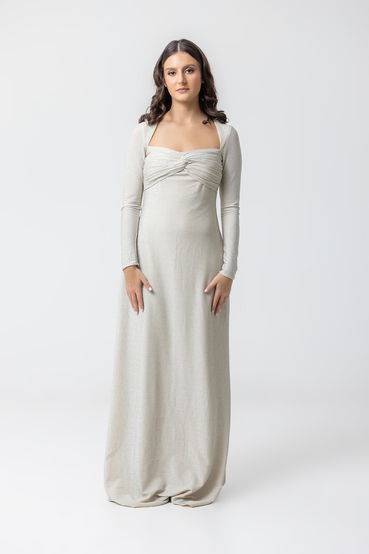 LENA CHAMPAGNE DRESS