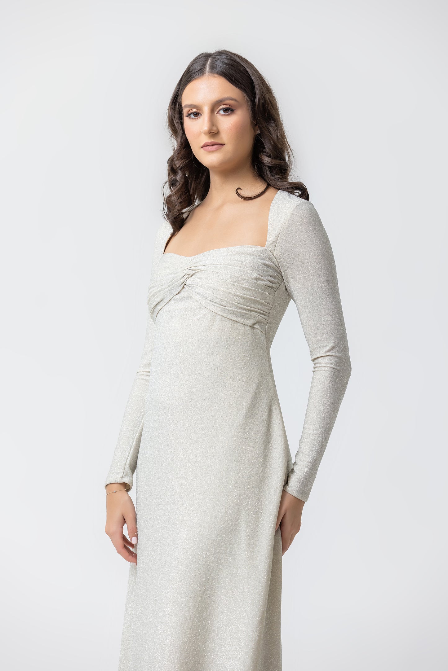 LENA CHAMPAGNE DRESS