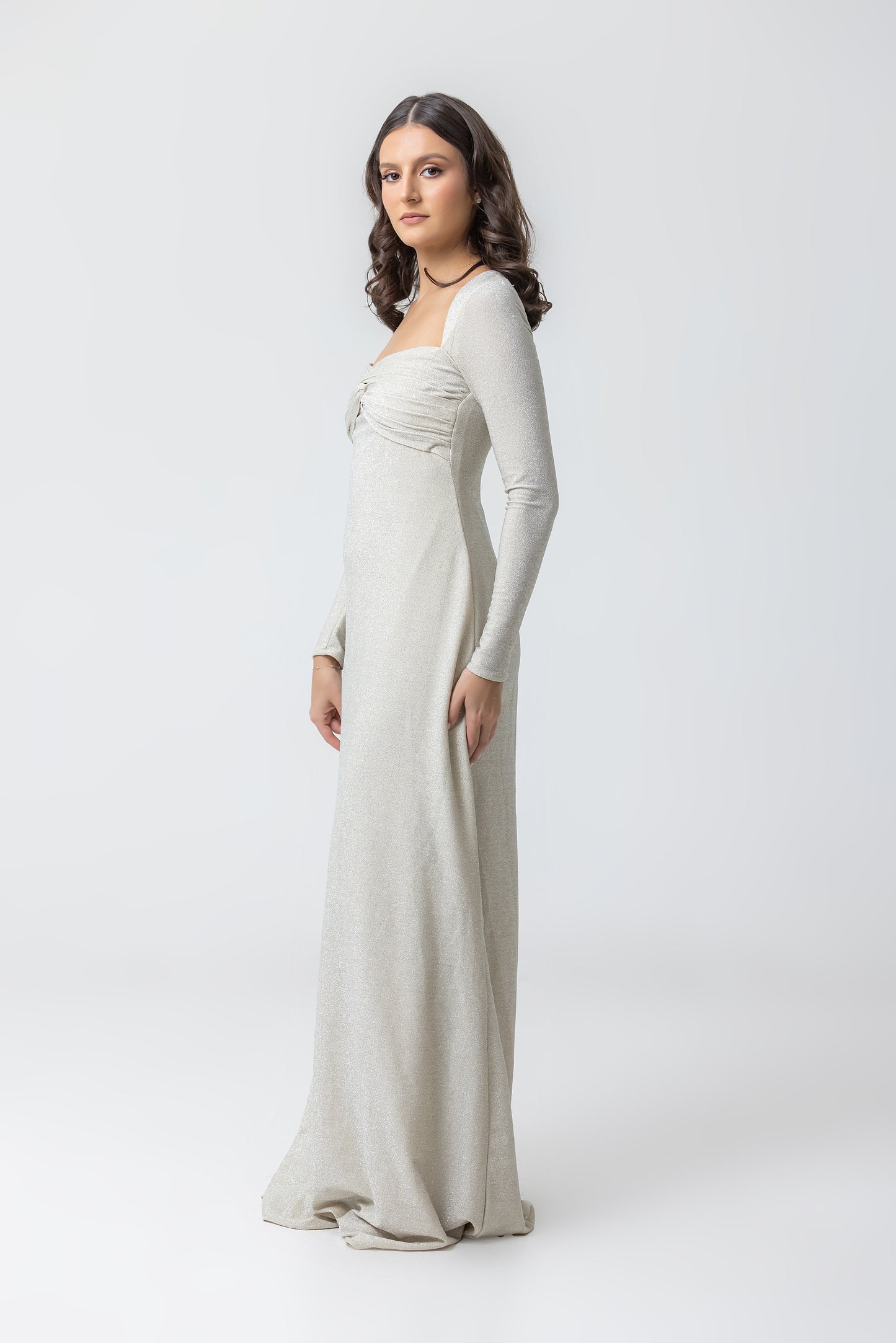 LENA CHAMPAGNE DRESS