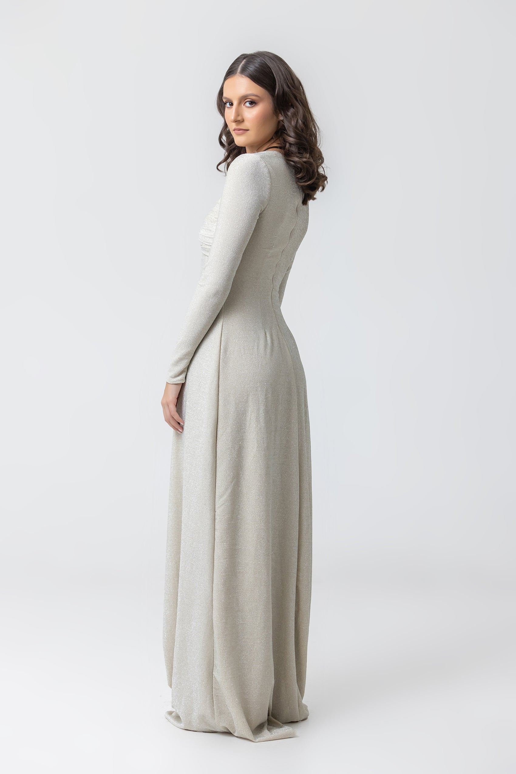 LENA CHAMPAGNE DRESS