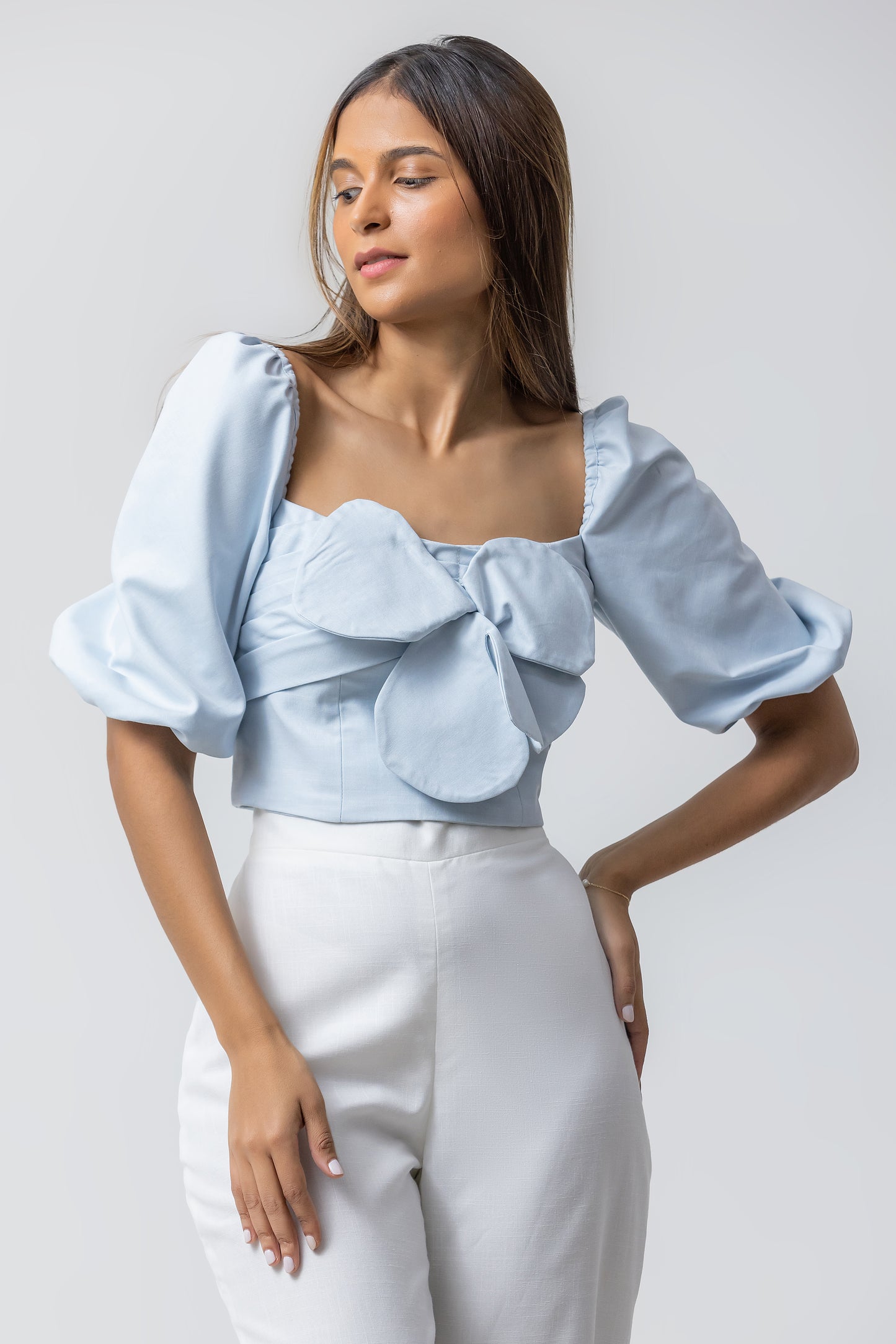 JULIET BLUE TOP