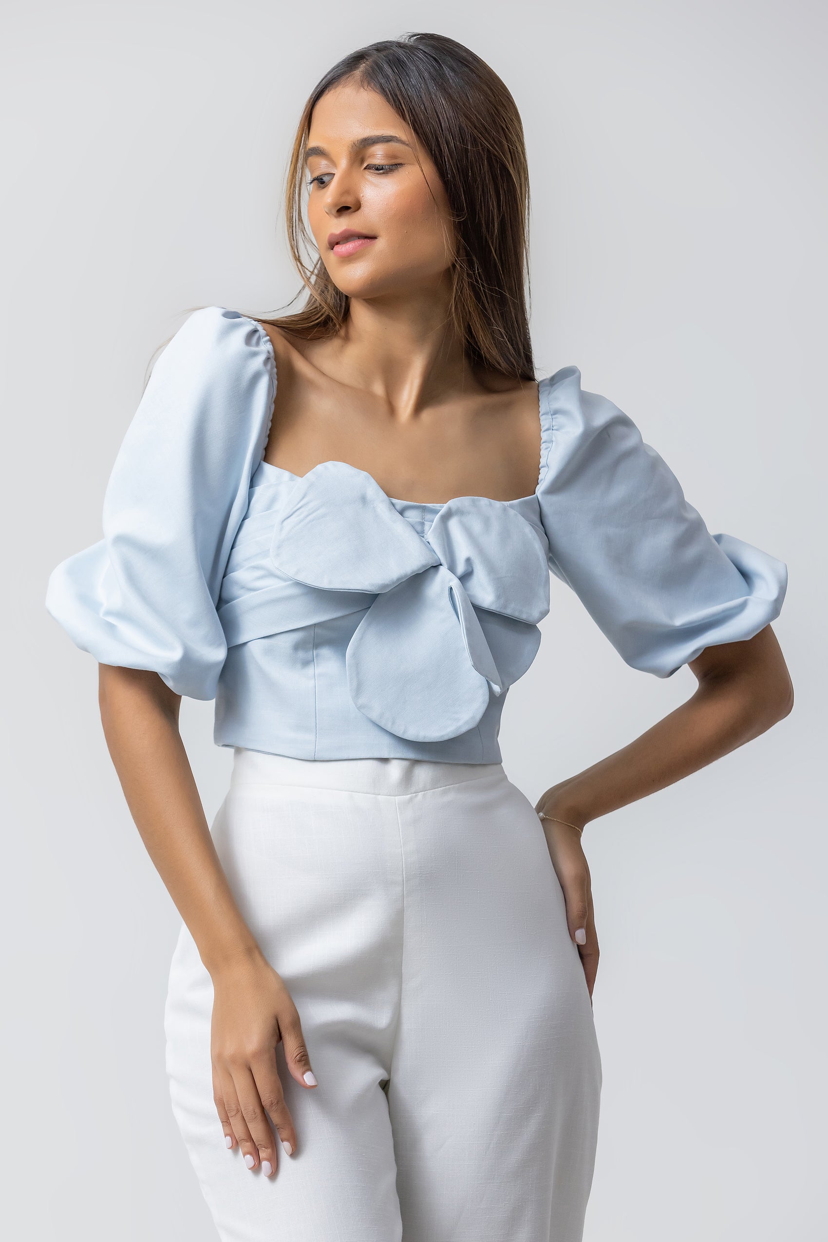 JULIET BLUE TOP