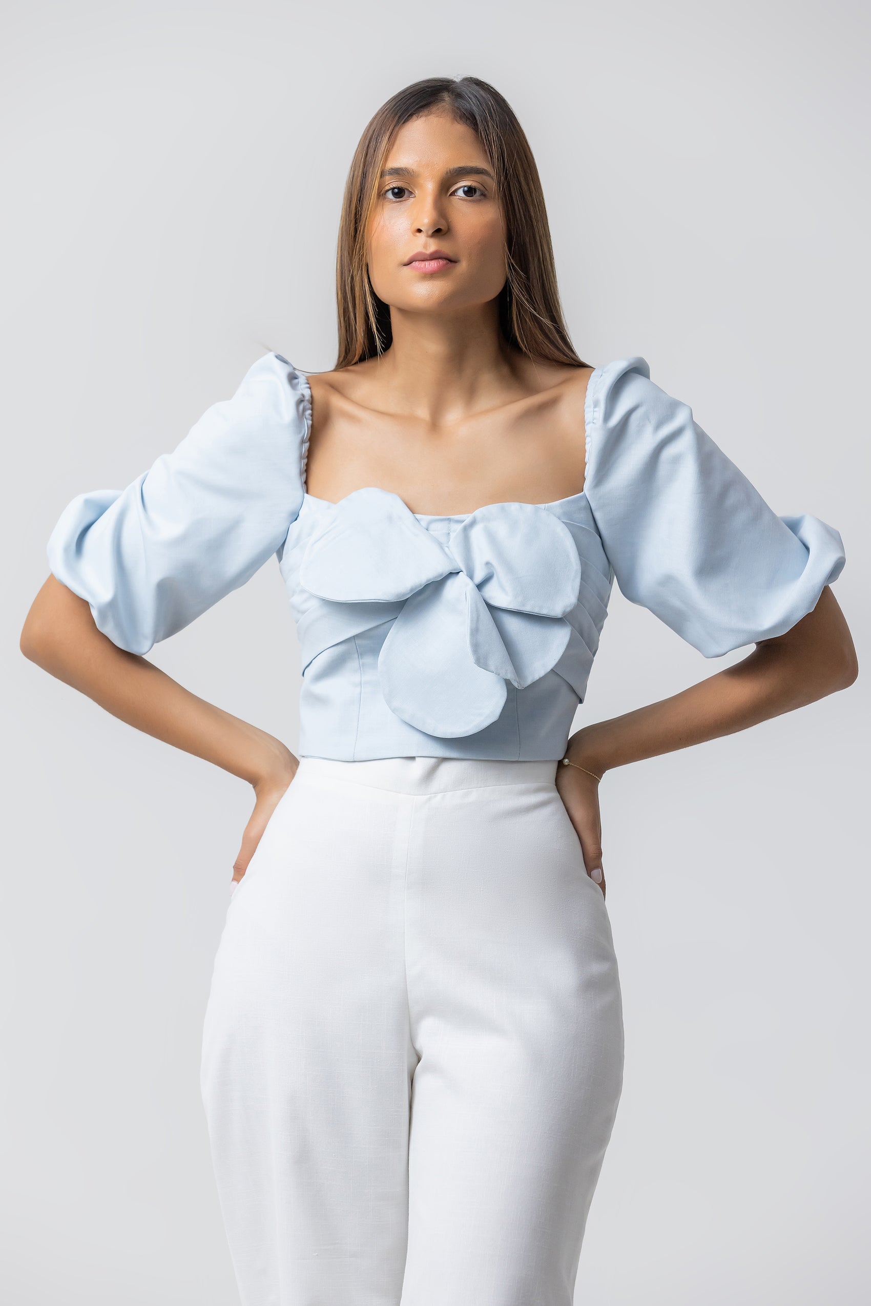 JULIET BLUE TOP