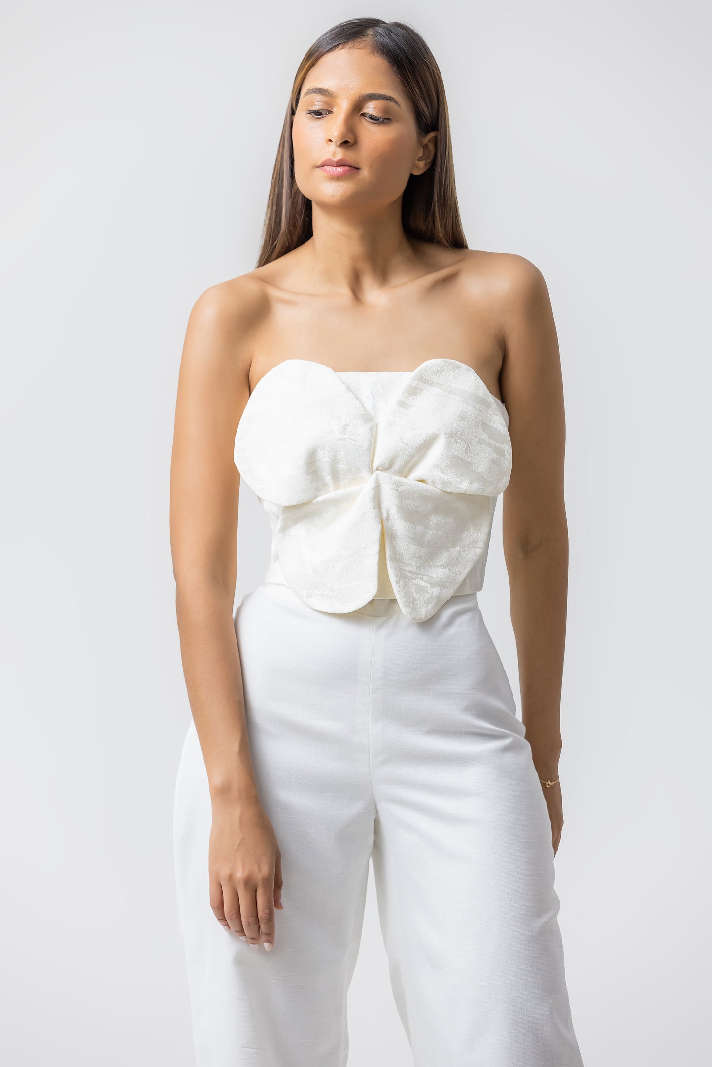 MAREA WHITE PRINT TOP