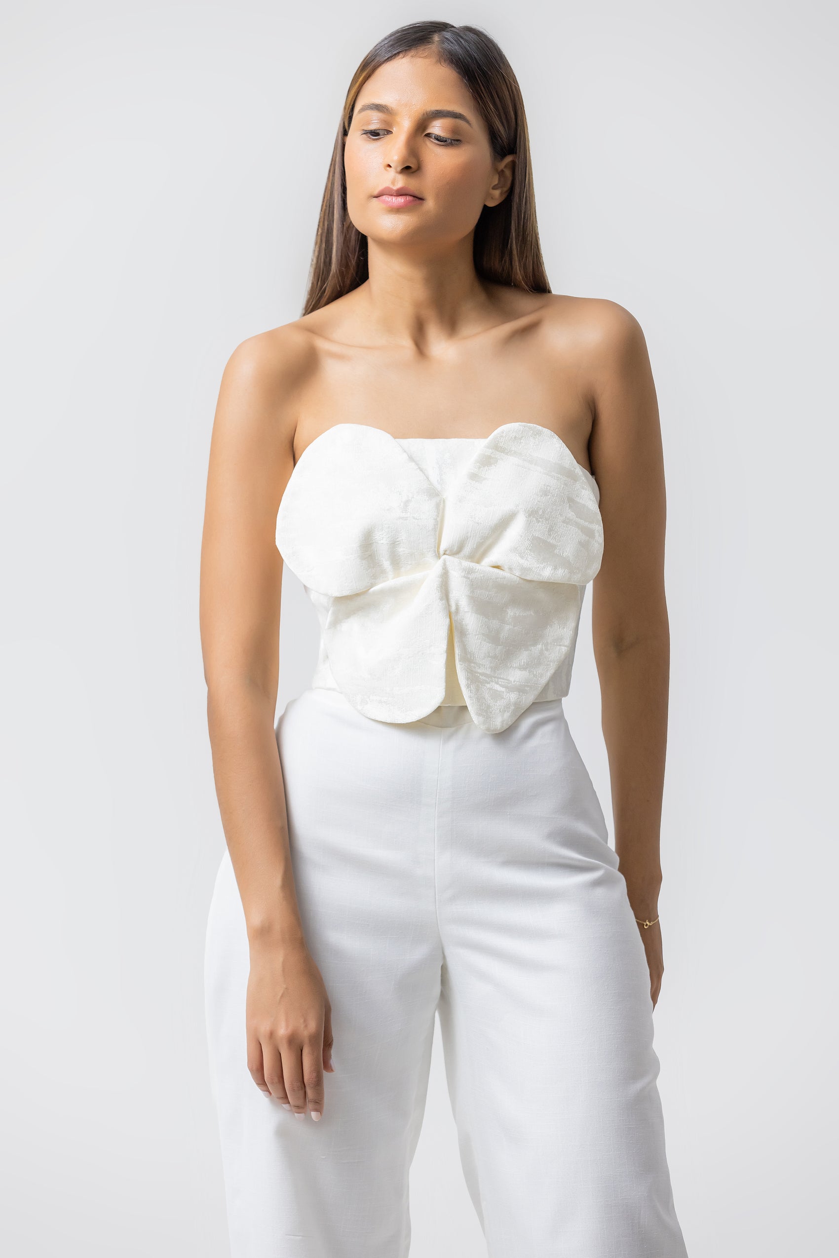 MAREA WHITE PRINT TOP