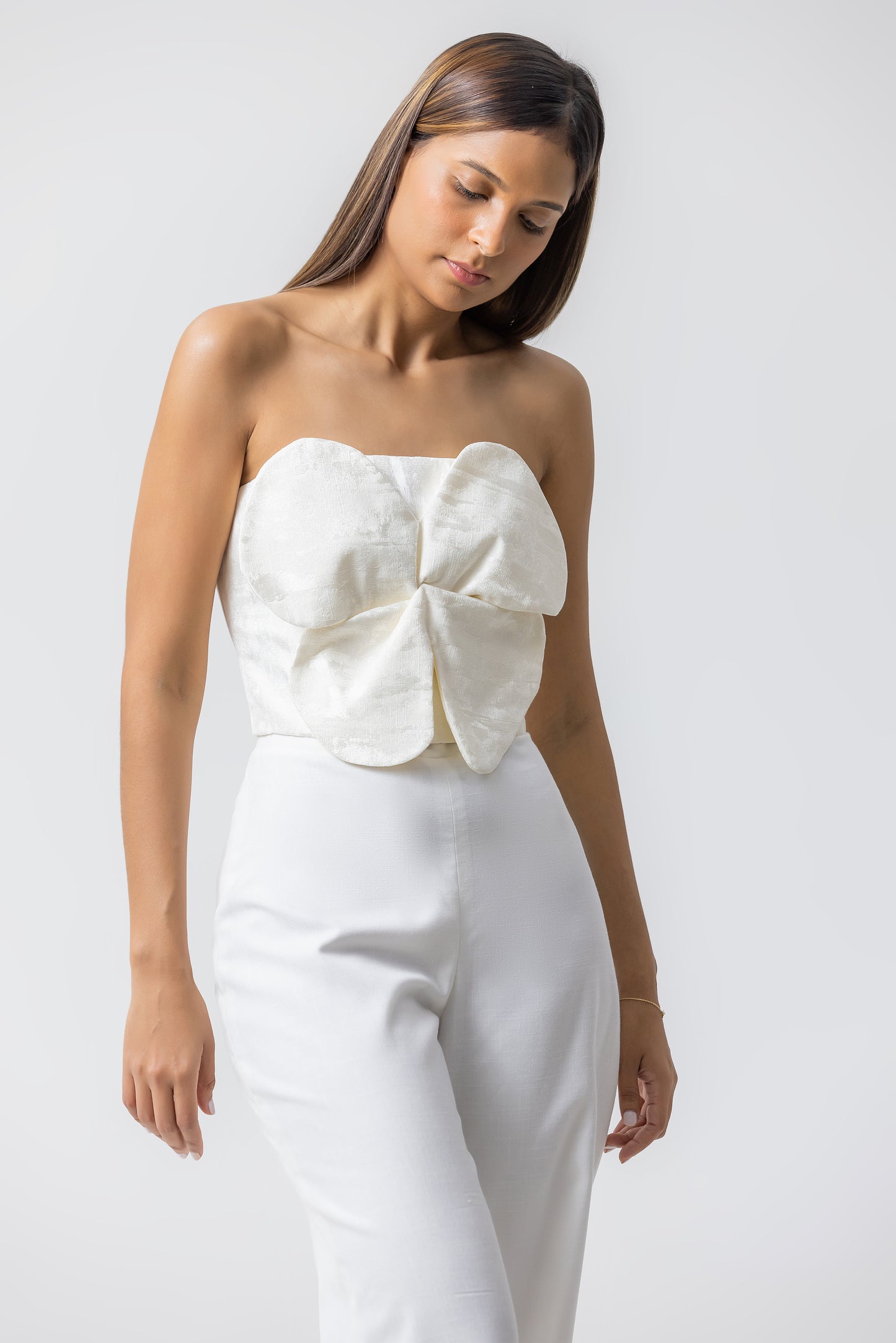 MAREA WHITE PRINT TOP