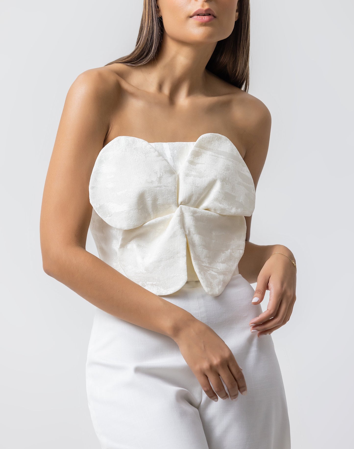 MAREA WHITE PRINT TOP