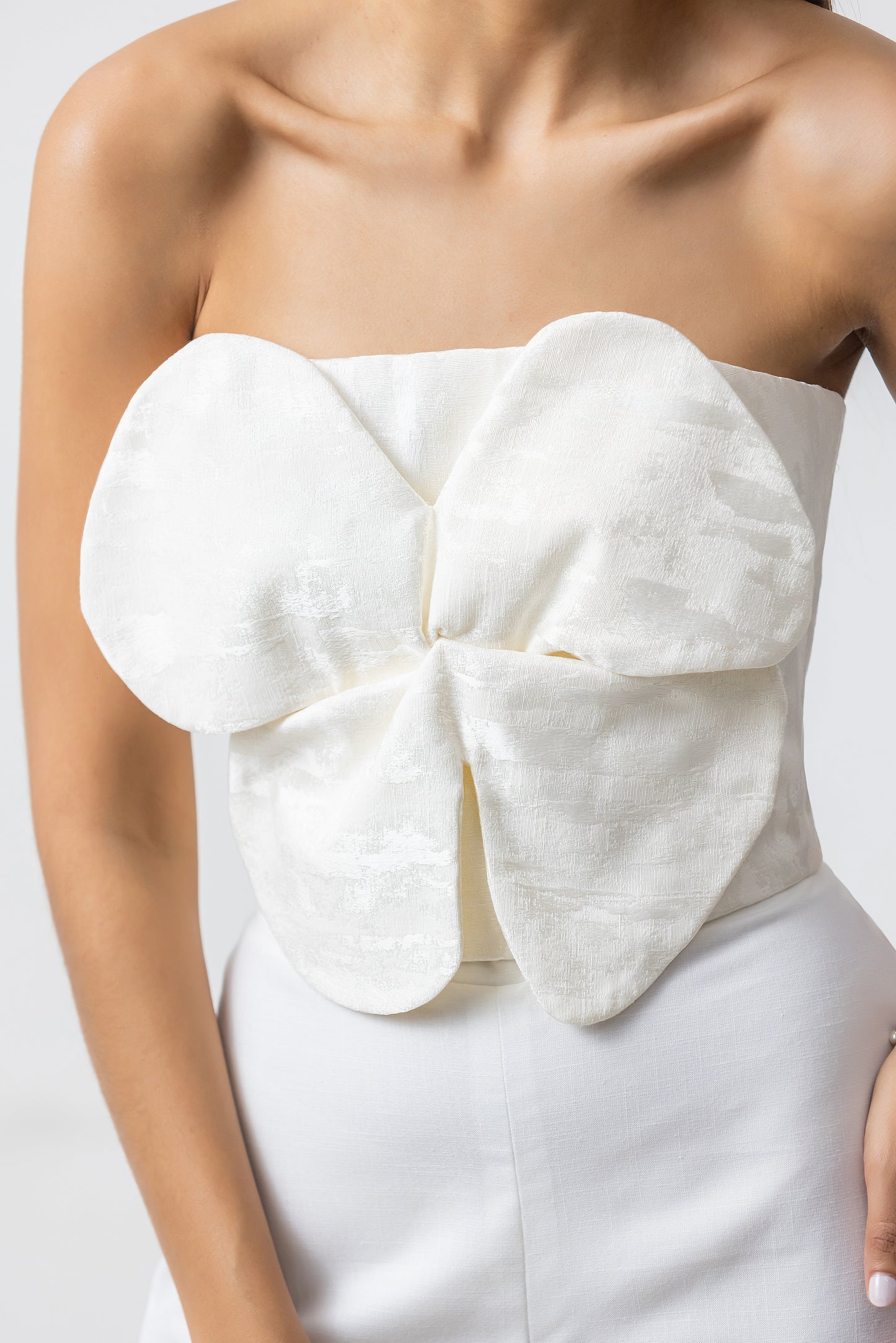 MAREA WHITE PRINT TOP