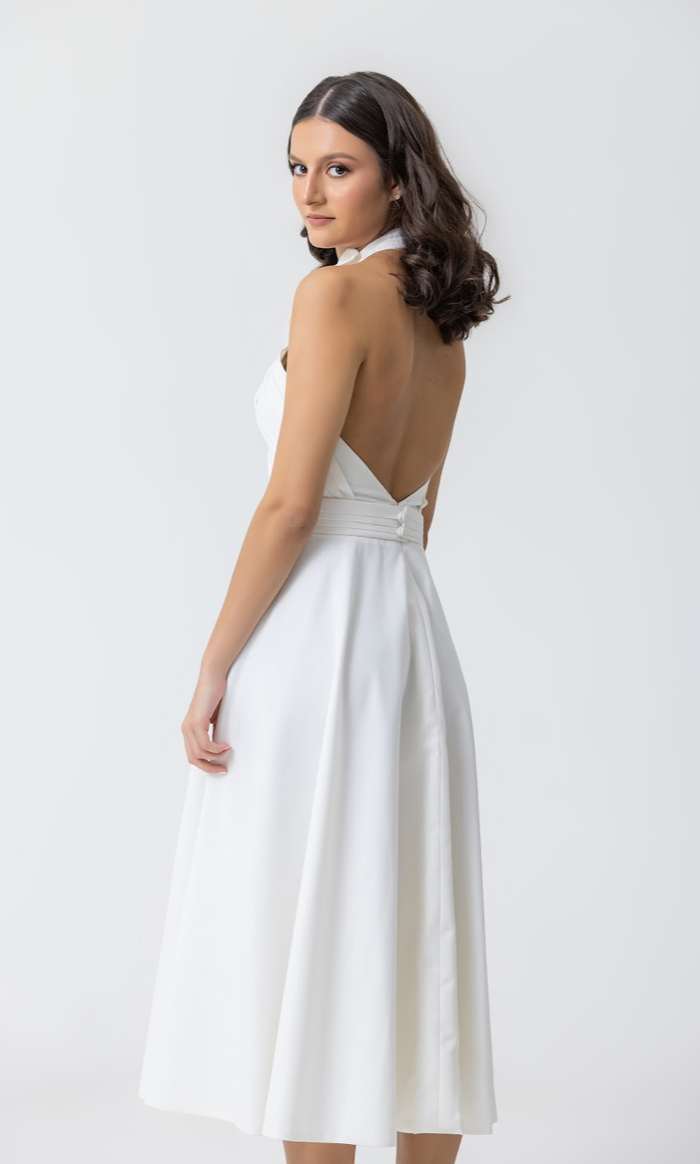 ELENA DRESS WHITE