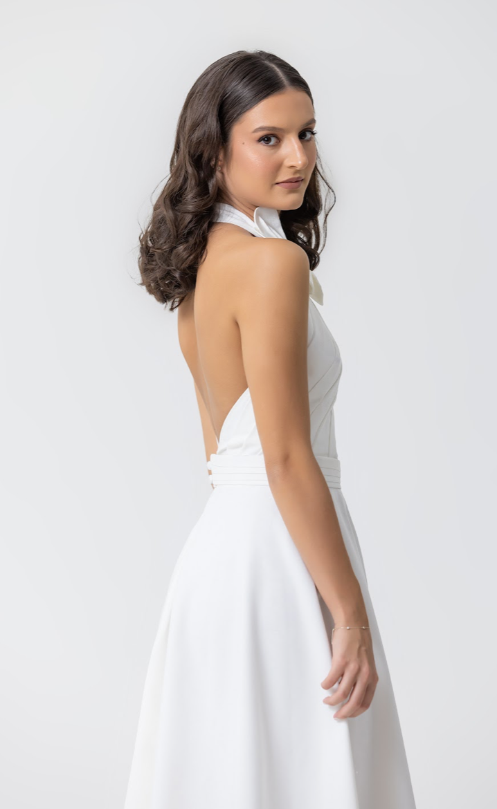 ELENA DRESS WHITE