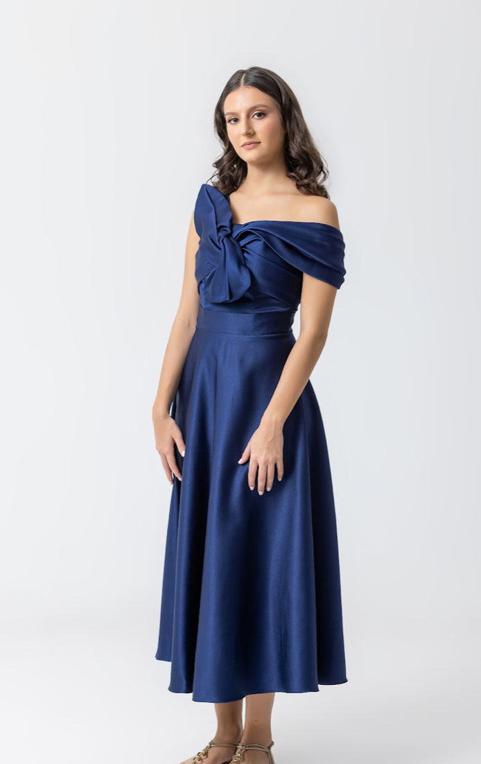 REBECCA DRESS NAVY