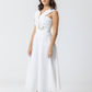 REBECCA DRESS WHITE