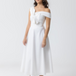 REBECCA DRESS WHITE