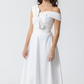 REBECCA DRESS WHITE