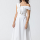 REBECCA DRESS WHITE