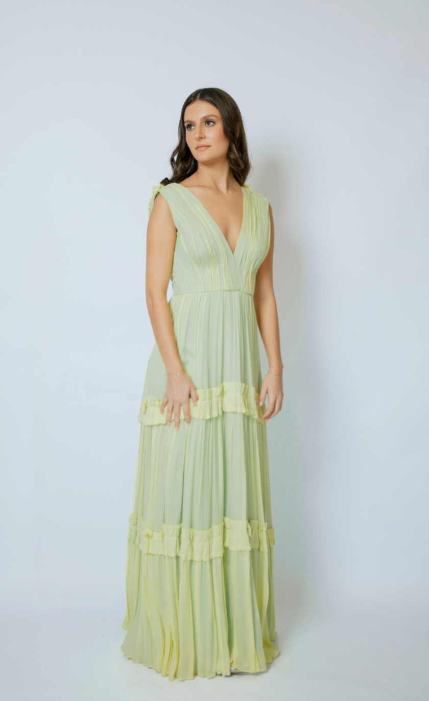 ALBA GOWN GREEN