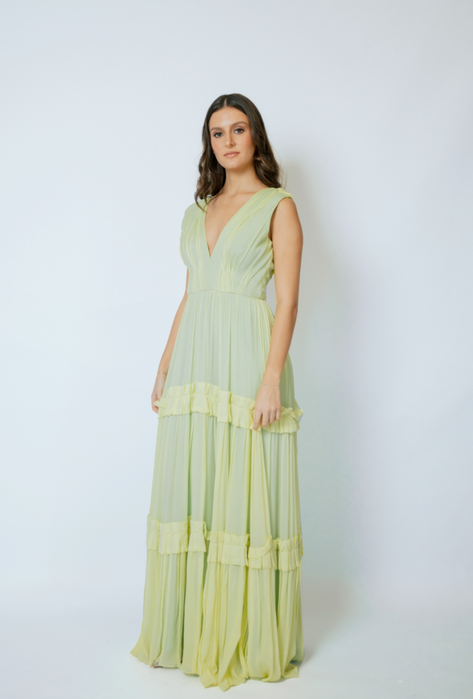 ALBA GOWN GREEN