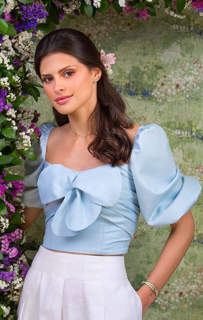 JULIET BLUE TOP